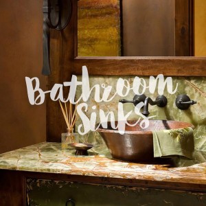 Bathroom sinks on display at Immerse