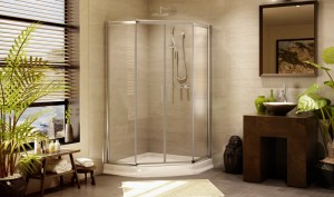 fleurco neo shower on display at the Immerse Showroom