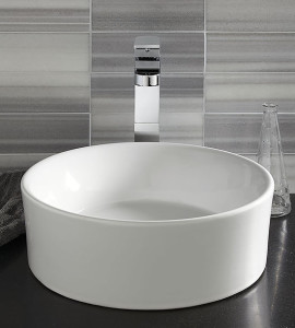 Lyndon Vessel Faucet On Display at the Immerse Showroom