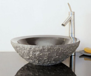 Stone Forest basin on display at the Immerse Showroom