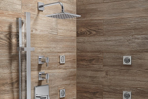 Steamist shower fixtures from Immerse