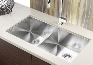 luxury kitchen sink on display at the immerse showroom
