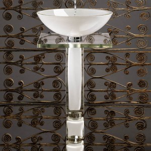 luxury bathroom sink on display at the immerse showroom