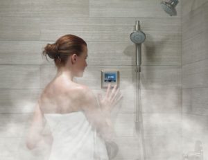 Steam shower for healthy home design available at Immerse.