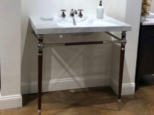 Palmer sink legs on display at Immerse