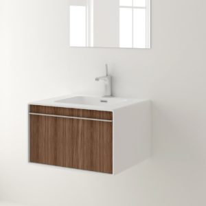 bathroom sink and vanity on display at the immerse showroom in st louis