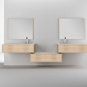 sink and vanities on display at the immerse showroom gallery