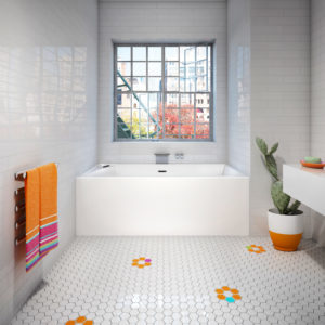 bainultra tub in beautifully designed bathroom space