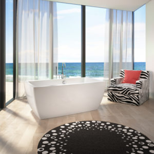bainultra bath tub in beautifully designed bathroom space