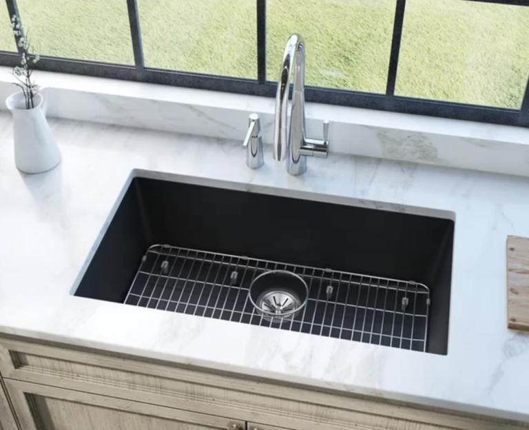 contemporary kitchen sink and faucet at the immerse plumbing showroom