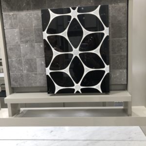 luxury bathroom tile on display at the immerse showroom gallery in st. louis