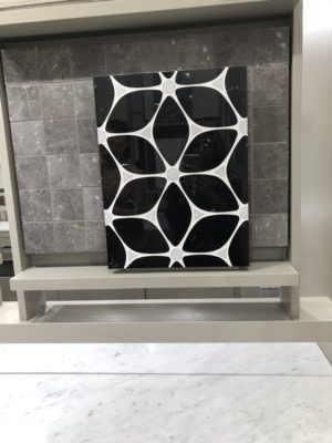luxury bathroom tile on display at the immerse showroom gallery in st. louis