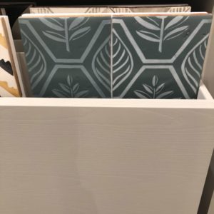 bathroom tile on display at the immerse showroom in st. louis