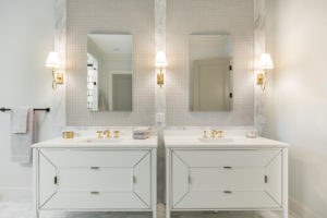 bathroom sinks, vanities, lighting, and mirrors