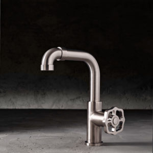 graff bathroom faucet on display at the immerse showroom in st. louis