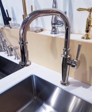 franke bathroom faucet on display at the immerse gallery in st. louis
