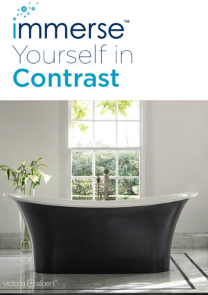 victoria and albert bathtub - immerse yourself in contrast ad