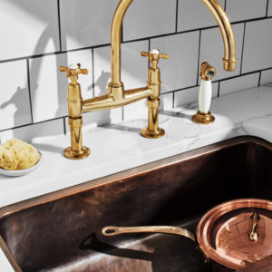 faucet and sink on display at the immerse showroom in st. louis