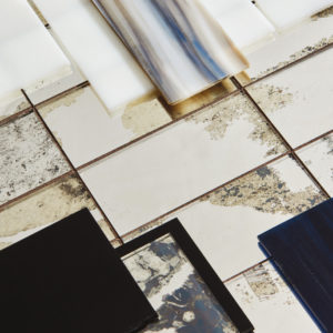 waterworks selection of tile and surfaces at the immerse gallery showroom