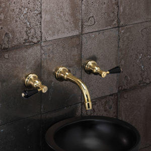 luxury thg paris faucet and bathroom sink at immerse showroom