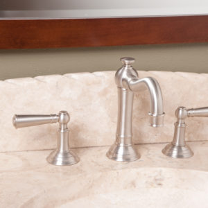 luxury faucet at the immerse kitchen and bathroom showroom in st. louis