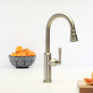 grohe faucet on display at the immerse kitchen and bath fittings showroom