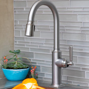 grohe faucet on display at the immerse kitchen and bath fittings showroom