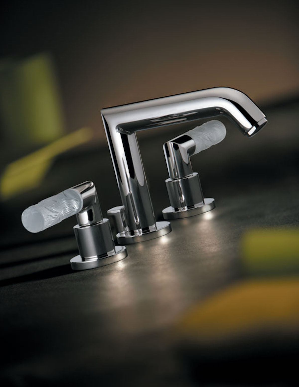 new luxury faucet at the immerse kitchen and bathroom showroom in st. louis