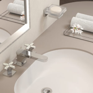 luxury designer faucet, sink and smedbo bathroom accessories at the immerse showroom