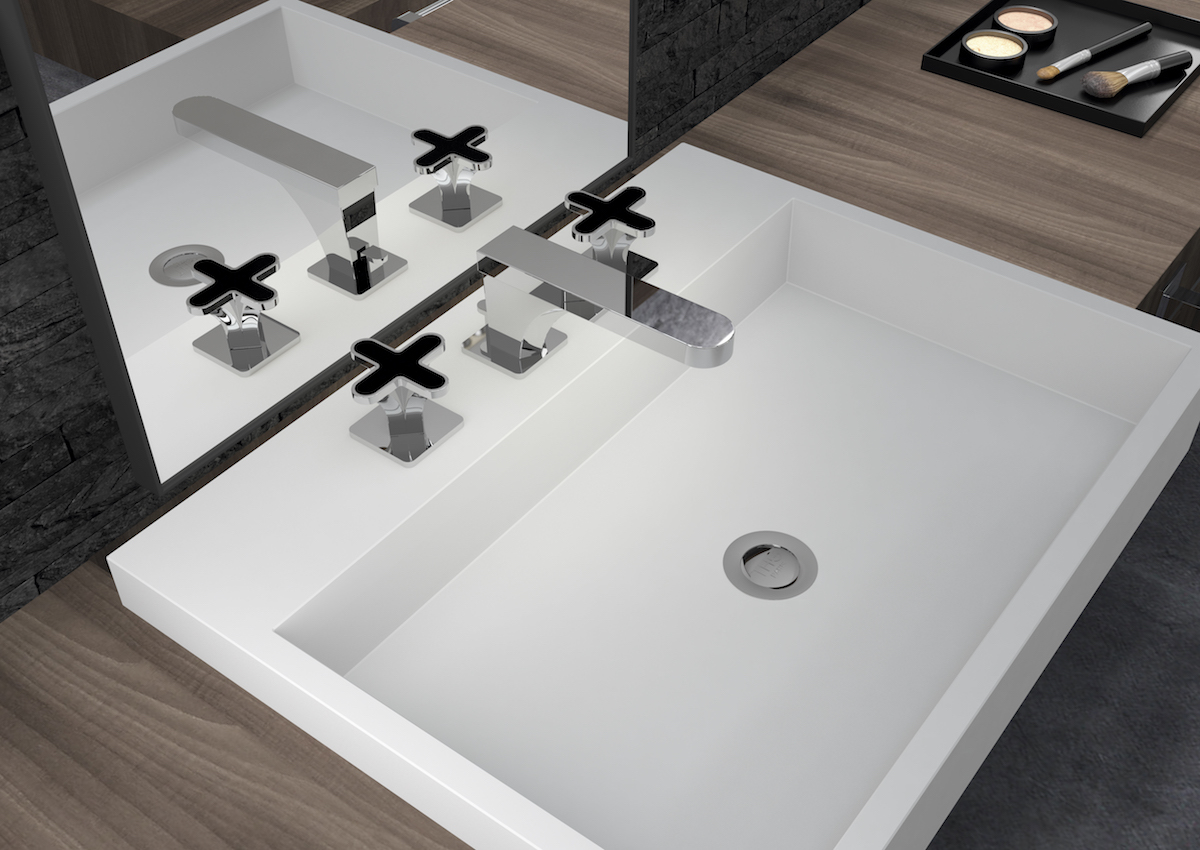 brizo faucet and sink at the immerse kitchen and bathroom gallery showroom