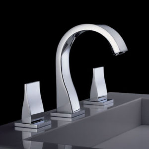 high end ambiance faucet and sink at the immerse products showroom in st. louis