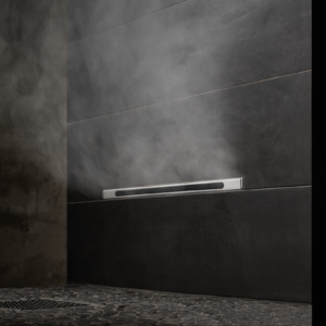 steamist shower steam generator at the immerse bathroom product showroom in st. louis