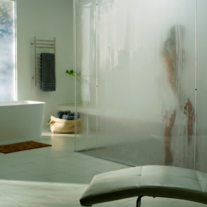 person standing in mr steam shower