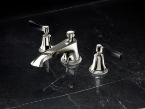 designer samuel heath's luxury kitchen and bathroom faucet at the immerse gallery showroom in st. louis