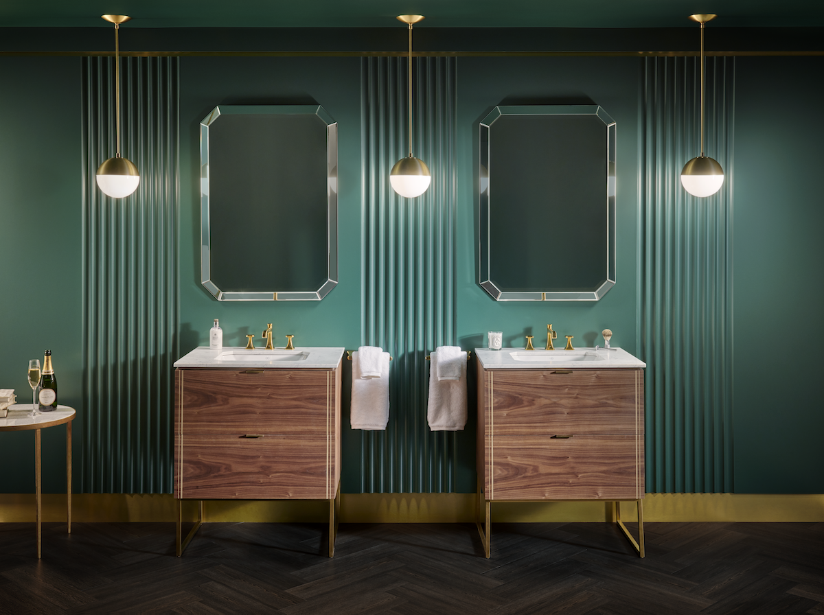 baci european mirrors and lighting at the immerse showroom in st. louis