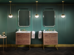 dxv designer bathroom remodel - see display at the immerse showroom in st. louis