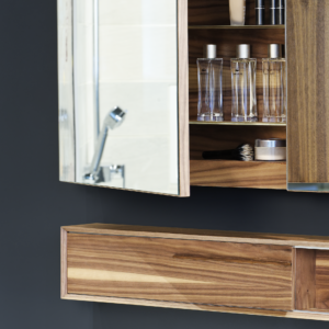 bathroom vanity accessories at the immerse kitchen and bath showroom