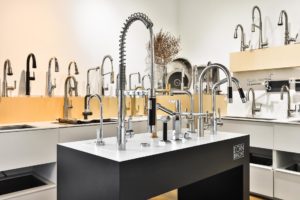 dorn bracht faucets at the immerse kitchen and bathroom showroom in st. louis