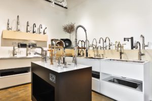 dorn bracht faucets at the immerse kitchen and bathroom showroom