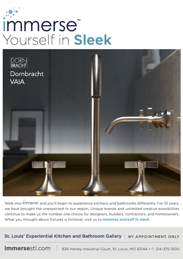 dornbracht faucets and fixtures at the immerse experiential kitchen and bathroom gallery ad