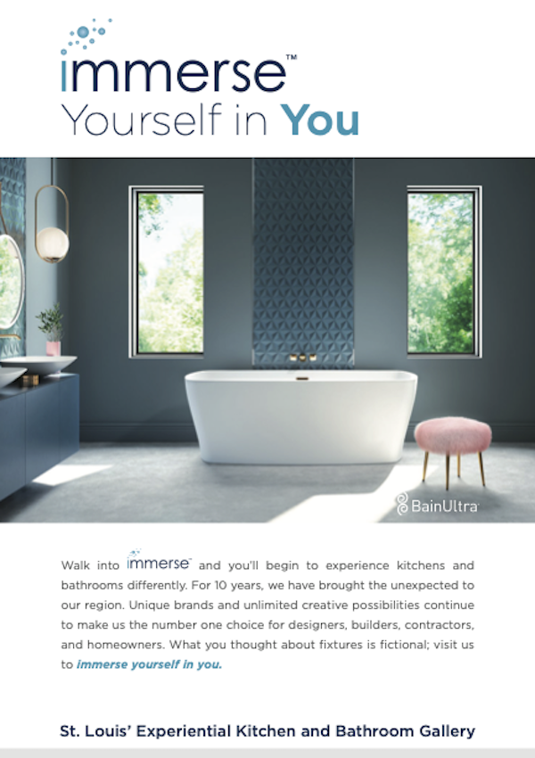 immerse yourself in bainultra exclusive products ad