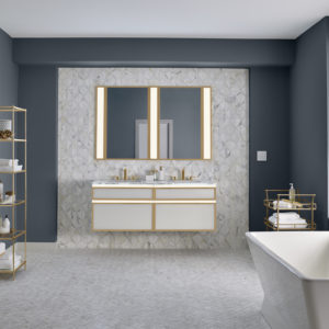 bathroom furniture and accessories on display at immerse