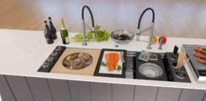 foster kitchen accessories on display at the immerse showroom