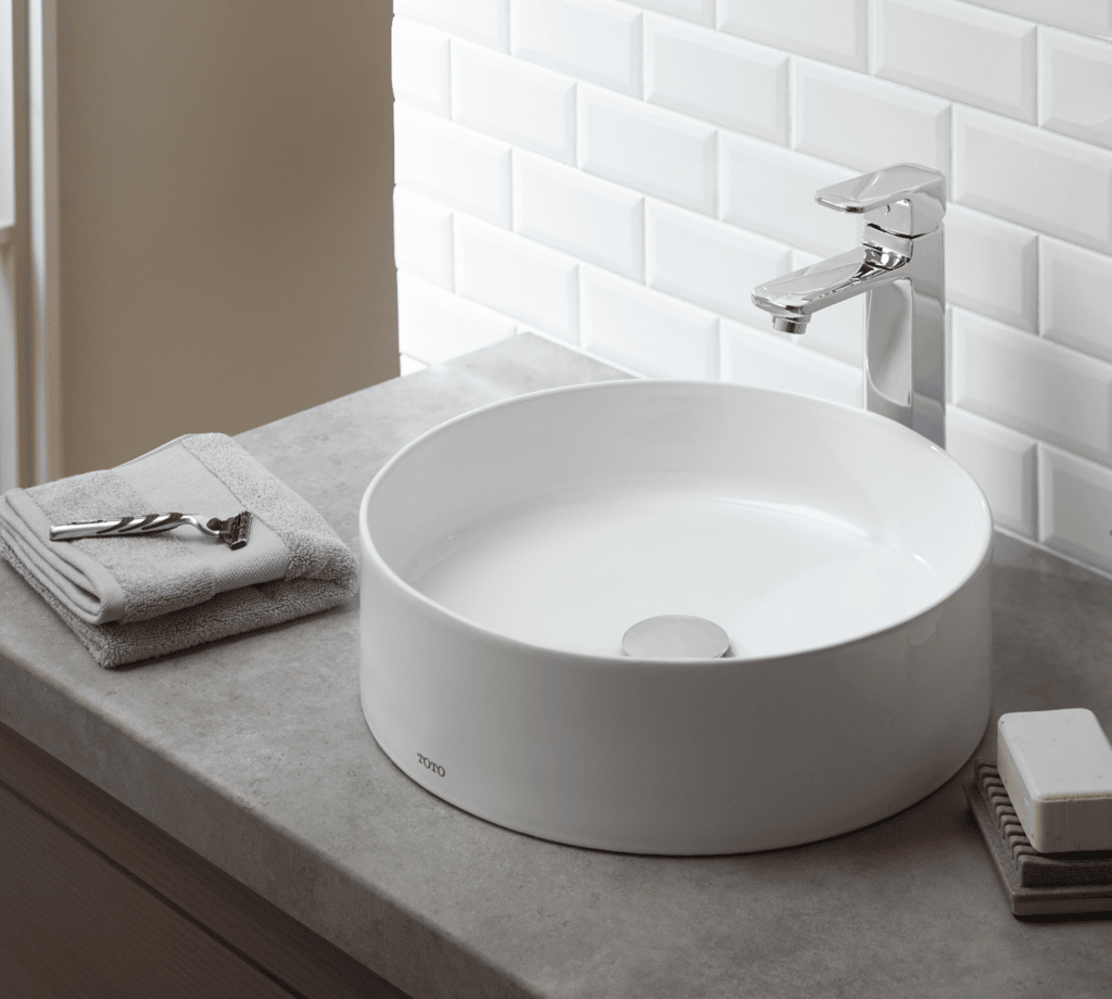 Arvina Round Lav Upton Faucet