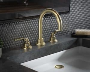 California Faucets Gold Bathroom Faucet scaled