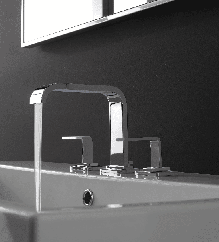 Graff bathroom silver faucet