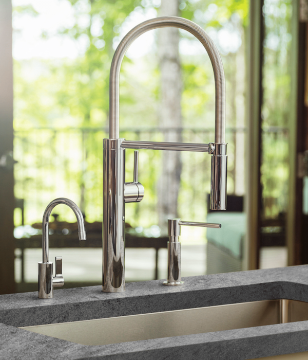 Three Hole Kitchen Faucet